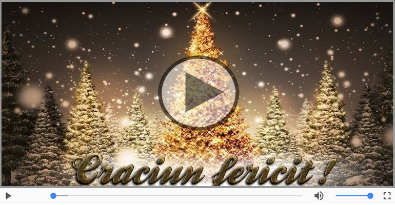 Felicitare muzicala de Craciun pentru prieteni si familie