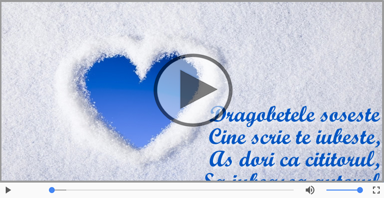 Felicitare muzicala de Dragobete