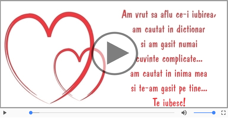 Am vrut sa aflu ce-i iubirea