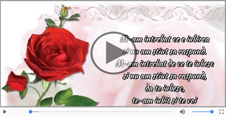 Te-am iubit si te voi iubi o mie de ani!