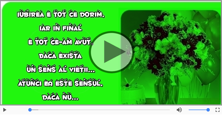 Iubirea e tot ce dorim