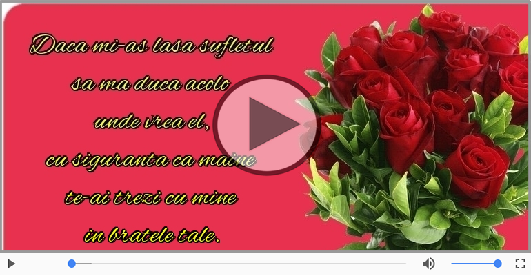 Daca mi-as lasa sufletul ...