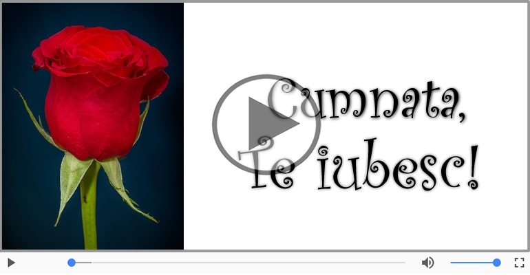 I love you Cumnata mea! - Felicitare muzicala