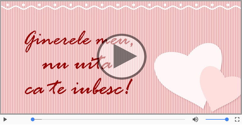 Cu dragoste pentru Ginere