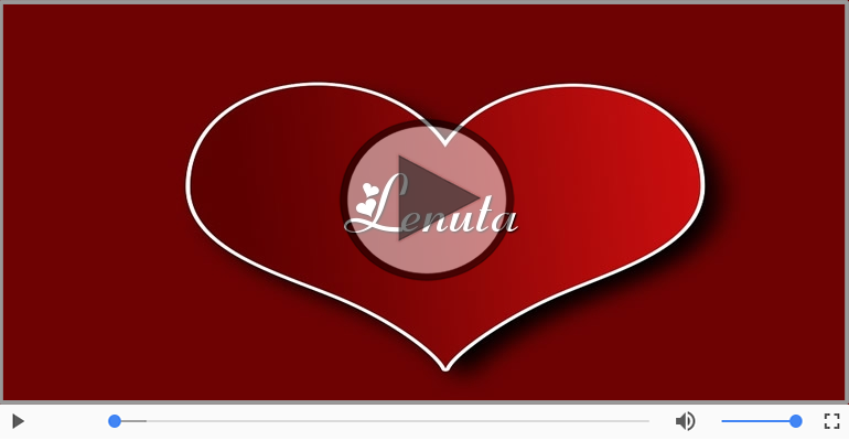 I love you Lenuta! - Felicitare muzicala