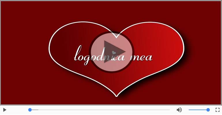 I love you Logodnica mea! - Felicitare muzicala