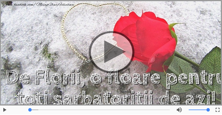 Cele mai frumoase mesaje de florii