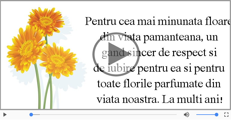 URARE DE FLORII