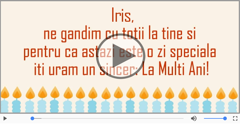 Felicitare de Florii