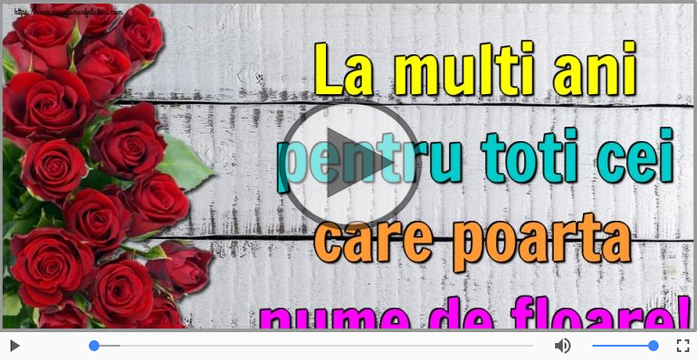 La multi ani de Florii!