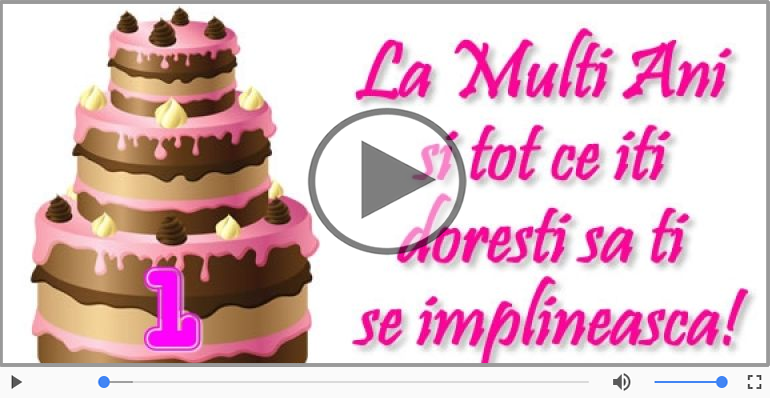 1 an, La multi ani cu sanatate!
