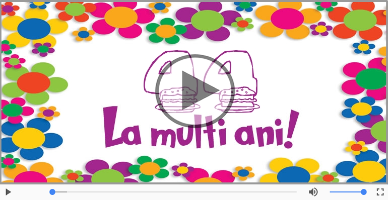 Felicitare muzicala de la multi ani 44 ani!