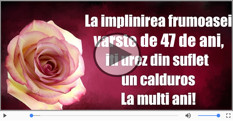 Cine-i Nascut In Ianuarie...Decembrie, La multi ani, 47 ani!