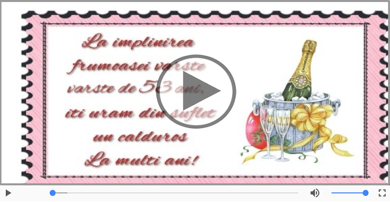 Cine-i Nascut In Ianuarie...Decembrie, La multi ani, 53 ani!