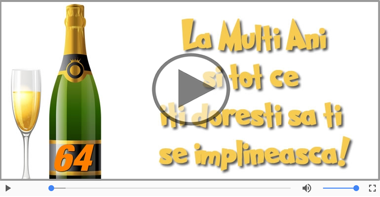 Cine-i Nascut In Ianuarie...Decembrie, La multi ani, 64 ani!