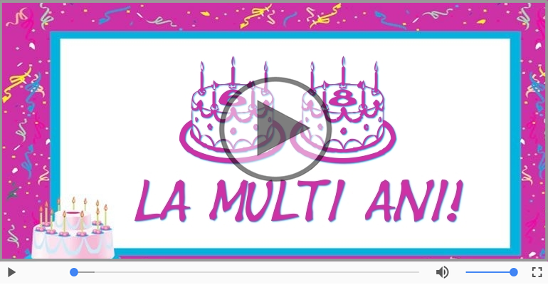 Felicitare muzicala de la multi ani 68 ani!