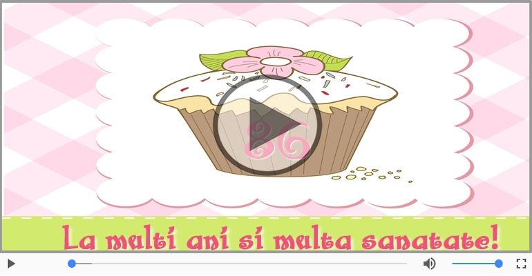 Felicitare muzicala de la multi ani 86 ani!