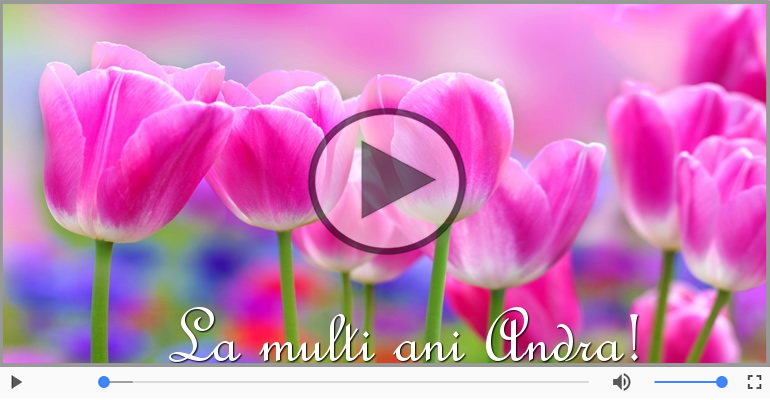 Felicitare muzicala - Happy Birthday Andra!