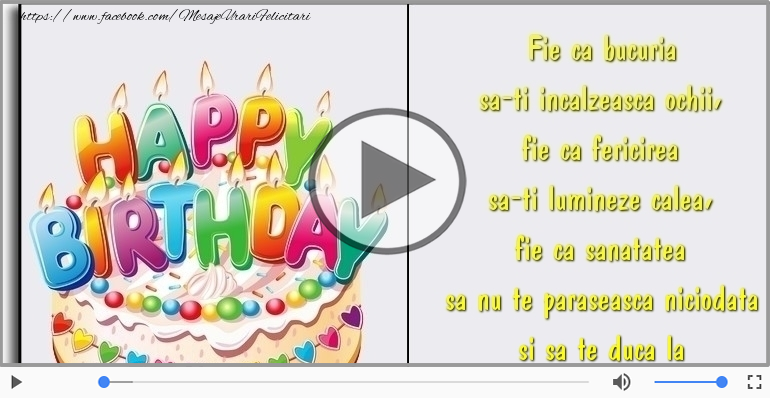 Fie ca... La multi ani!