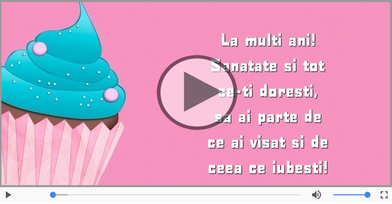 La multi ani! Sanatate si tot ce-ti doresti!