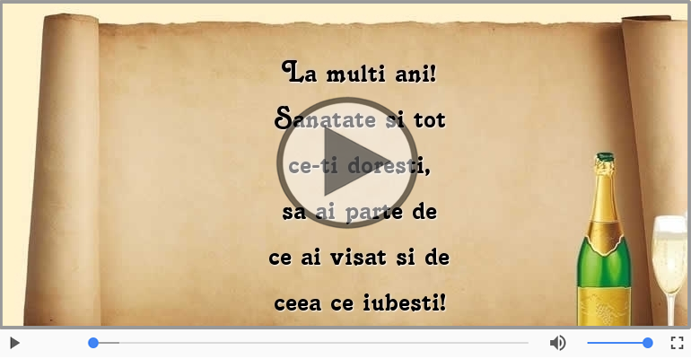 La multi ani! Sanatate si tot ce-ti doresti!