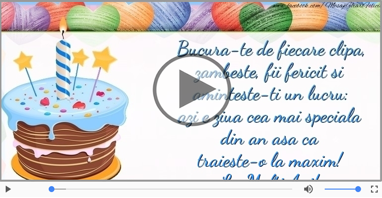 Azi e ziua cea mai speciala din an ... La multi ani!