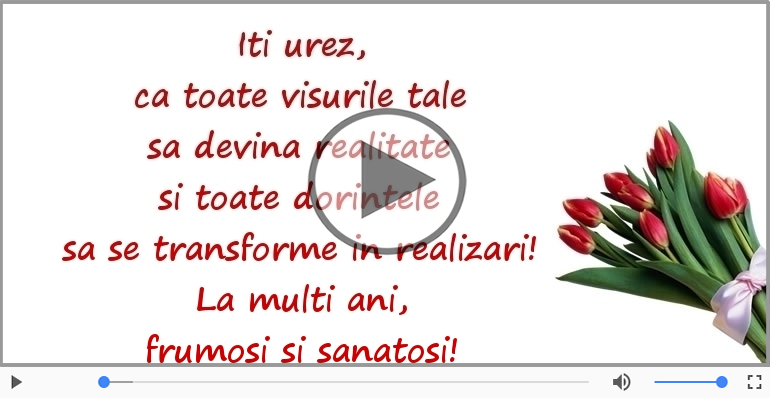 La multi ani, frumosi si sanatosi!