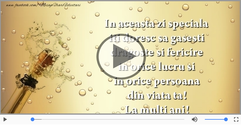 La multi ani!