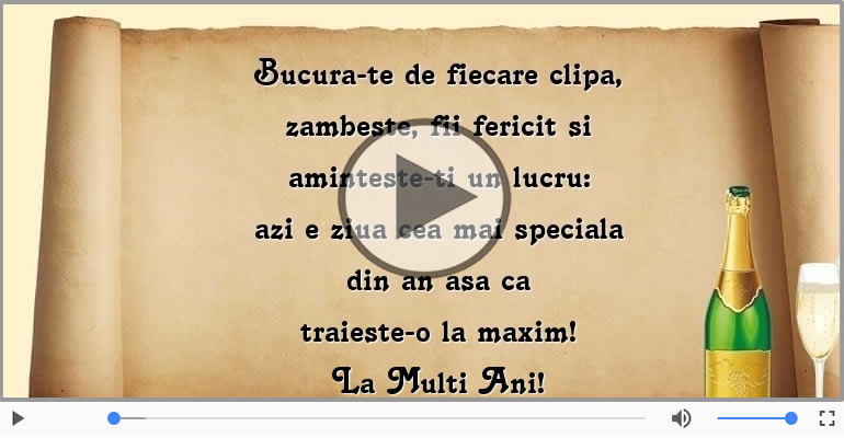 Azi e ziua cea mai speciala din an ... La multi ani!