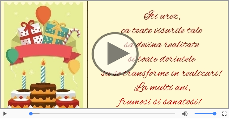 La multi ani, frumosi si sanatosi!