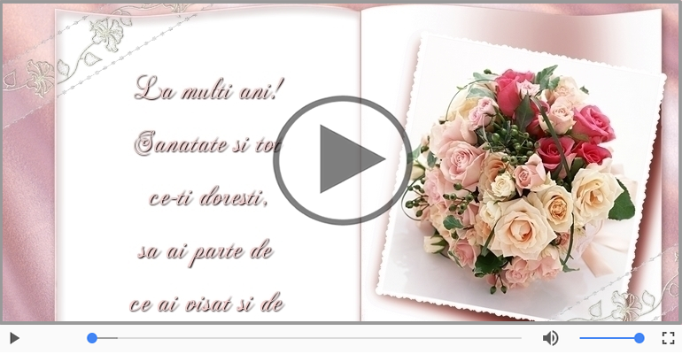 La multi ani! Sanatate si tot ce-ti doresti!