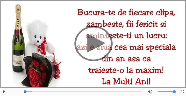 Azi e ziua cea mai speciala din an ... La multi ani!