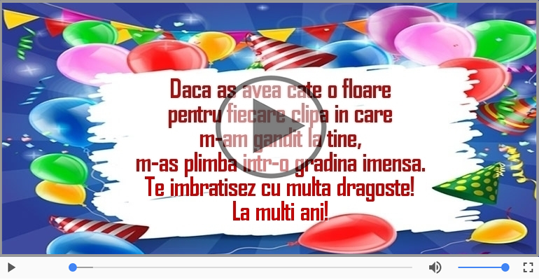 Te imbratisez cu multa dragoste! La multi ani!