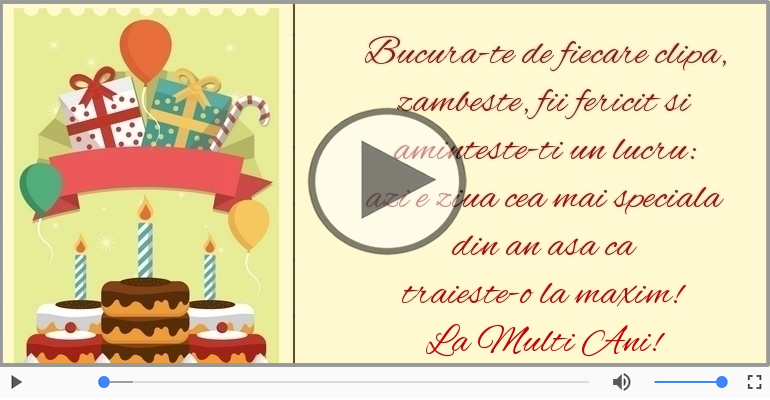 Azi e ziua cea mai speciala din an ... La multi ani!