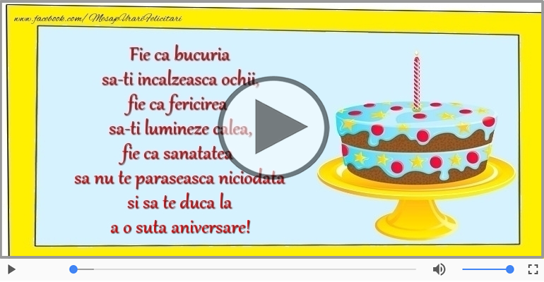 Fie ca... La multi ani!