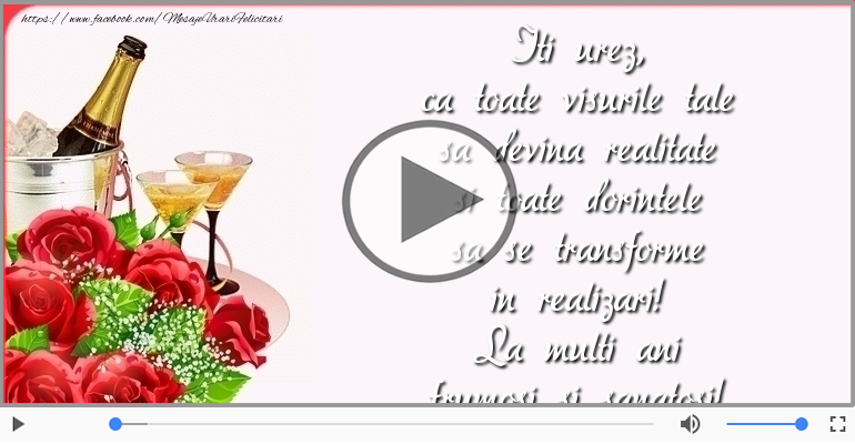 La multi ani  frumosi si sanatosi!