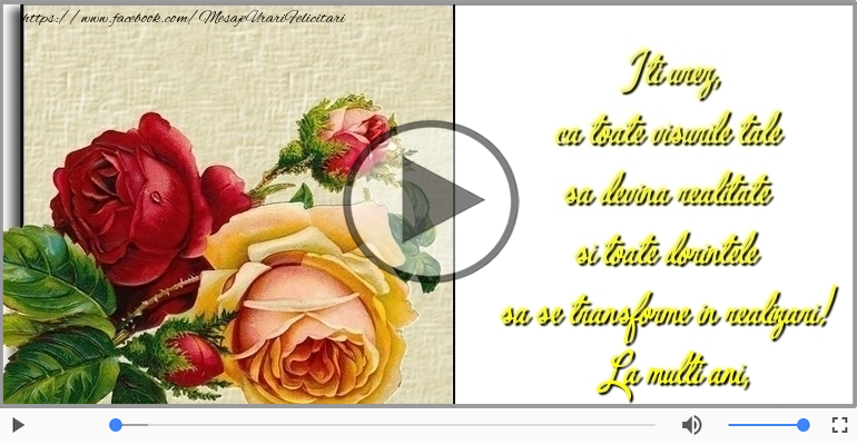 La multi ani, frumosi si sanatosi!