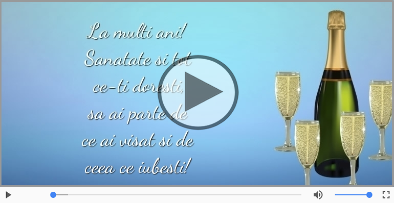 La multi ani! Sanatate si tot ce-ti doresti!