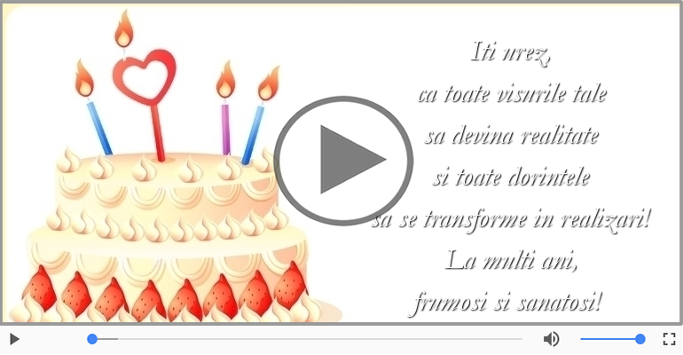 La multi ani, frumosi si sanatosi!