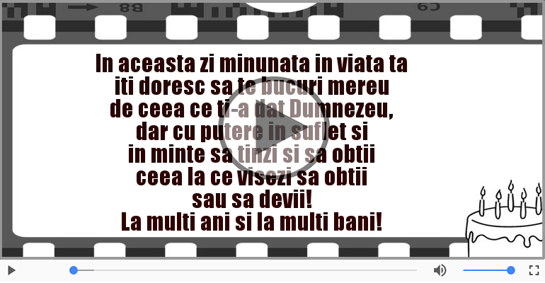La multi ani si la multi bani!