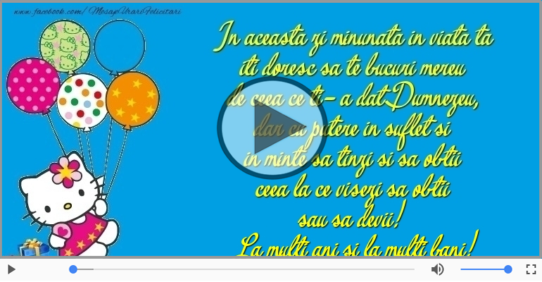 La multi ani si la multi bani!