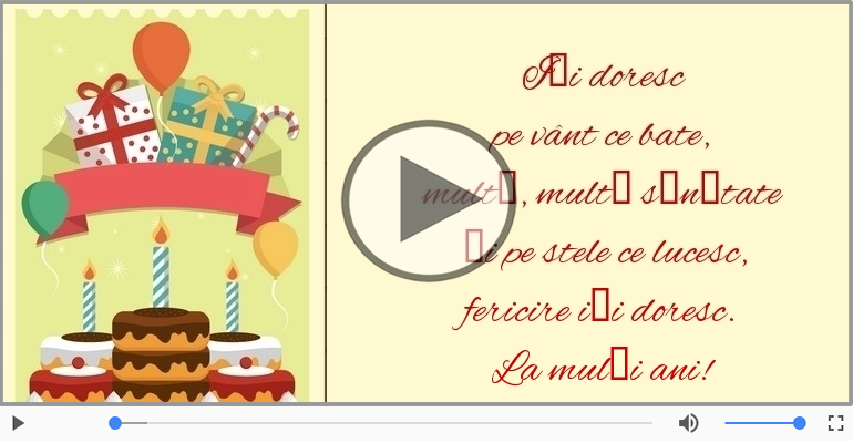 La mulţi ani!