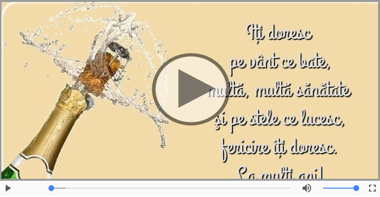 La mulţi ani!