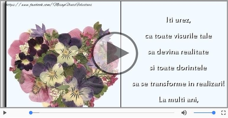 La multi ani, frumosi si sanatosi!