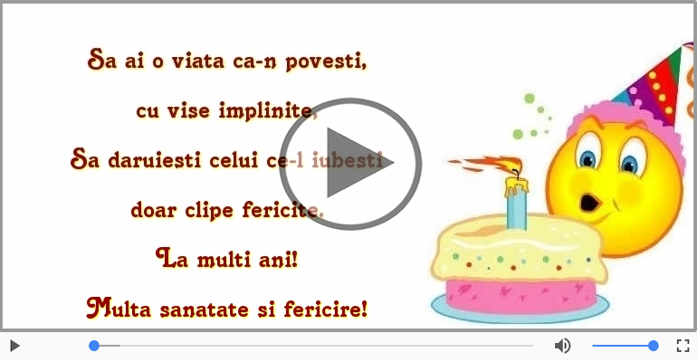 La multi ani! Multa sanatate si fericire!