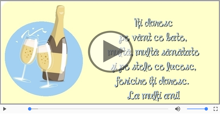 La mulţi ani!