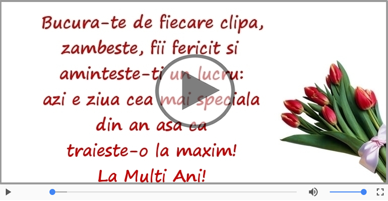 Azi e ziua cea mai speciala din an ... La multi ani!