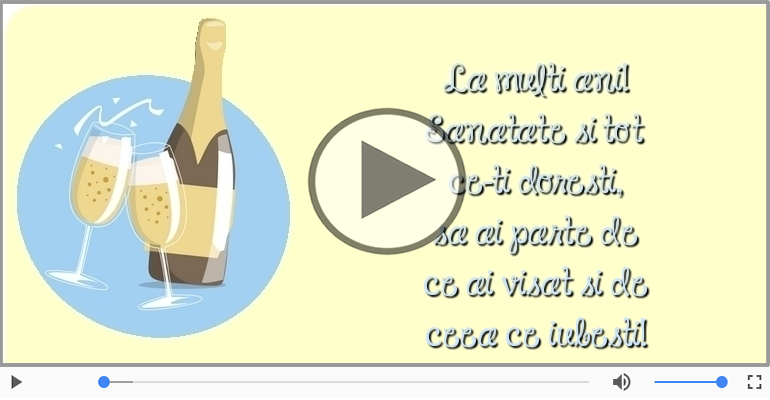 La multi ani! Sanatate si tot ce-ti doresti!