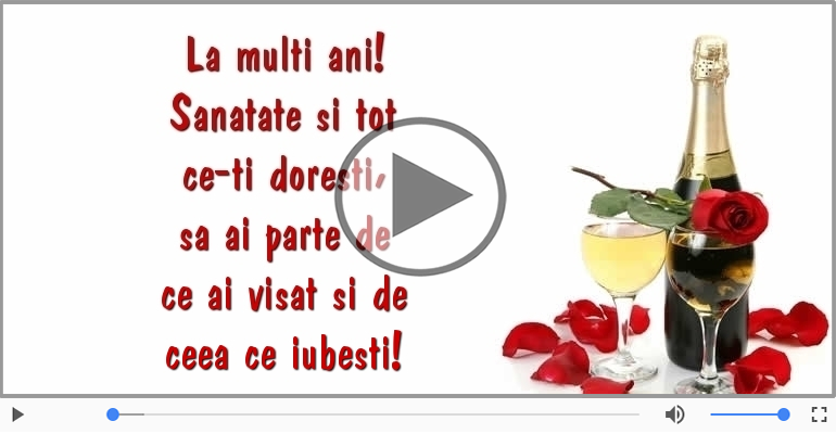 La multi ani! Sanatate si tot ce-ti doresti!