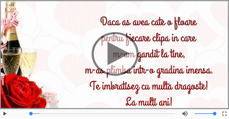 Te imbratisez cu multa dragoste! La multi ani!